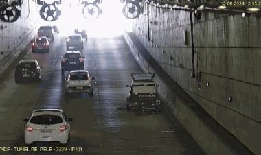 Motociclista colide com veículo parado no Túnel Rei Pelé, em Taguatinga